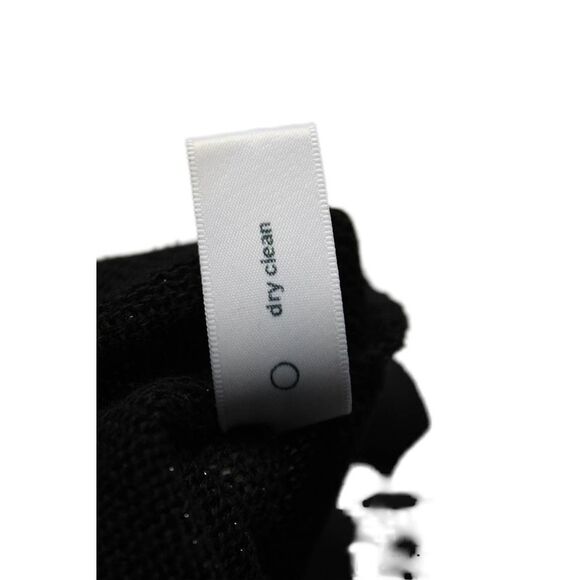 Three Dots Red Womens Round Neck Long Sleeve Pullover Knit Top Black Size XL - Picture 6 of 6